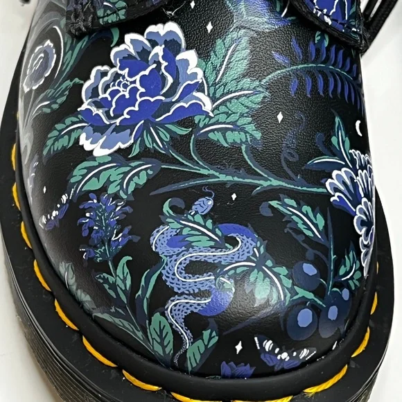 Dr. Martens 1460 Pascal Women's Boots Size 7 (38) Mystic Floral Black Combat - Picture 8 of 15